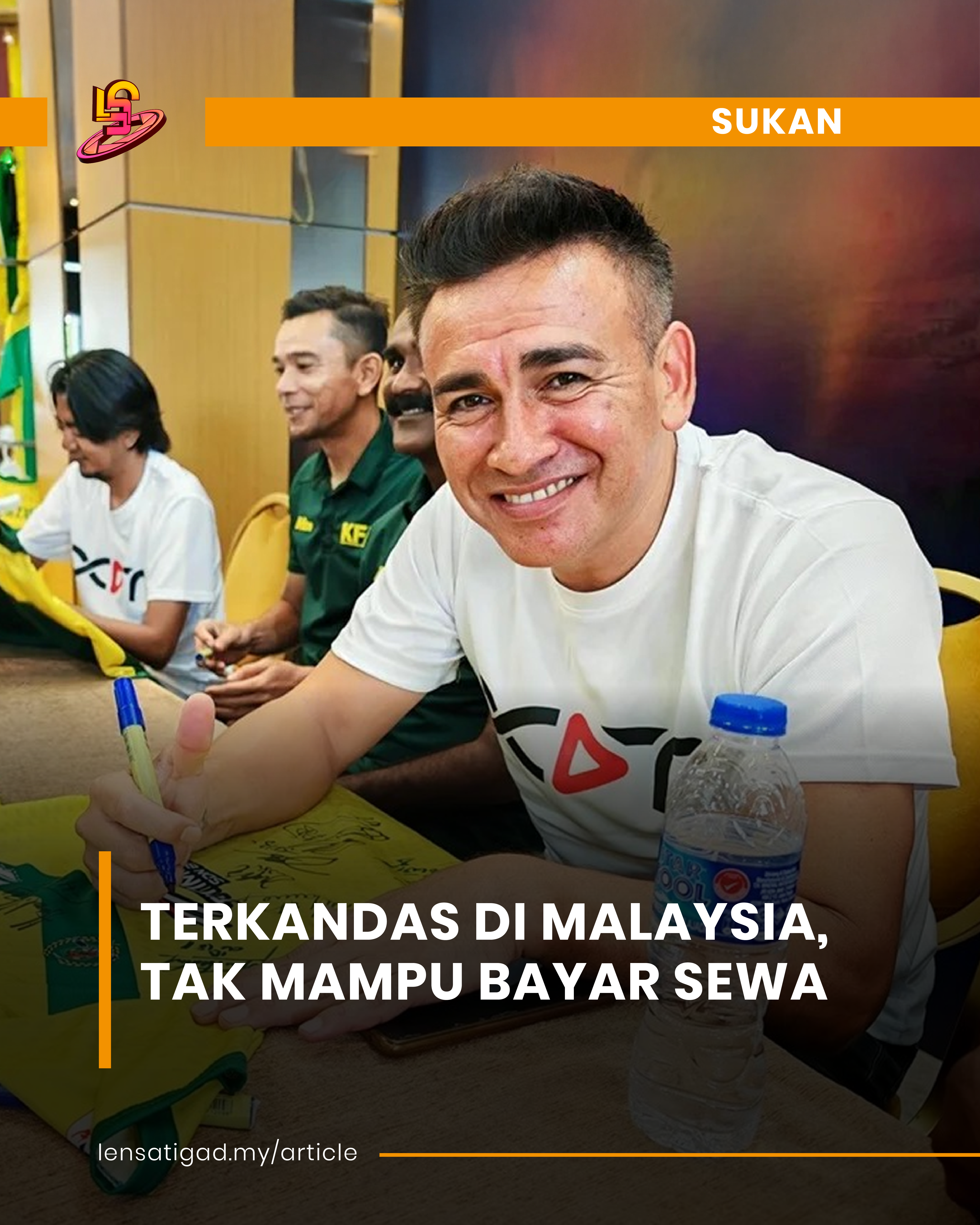 TERKANDAS DI MALAYSIA, TAK MAMPU BAYAR SEWA