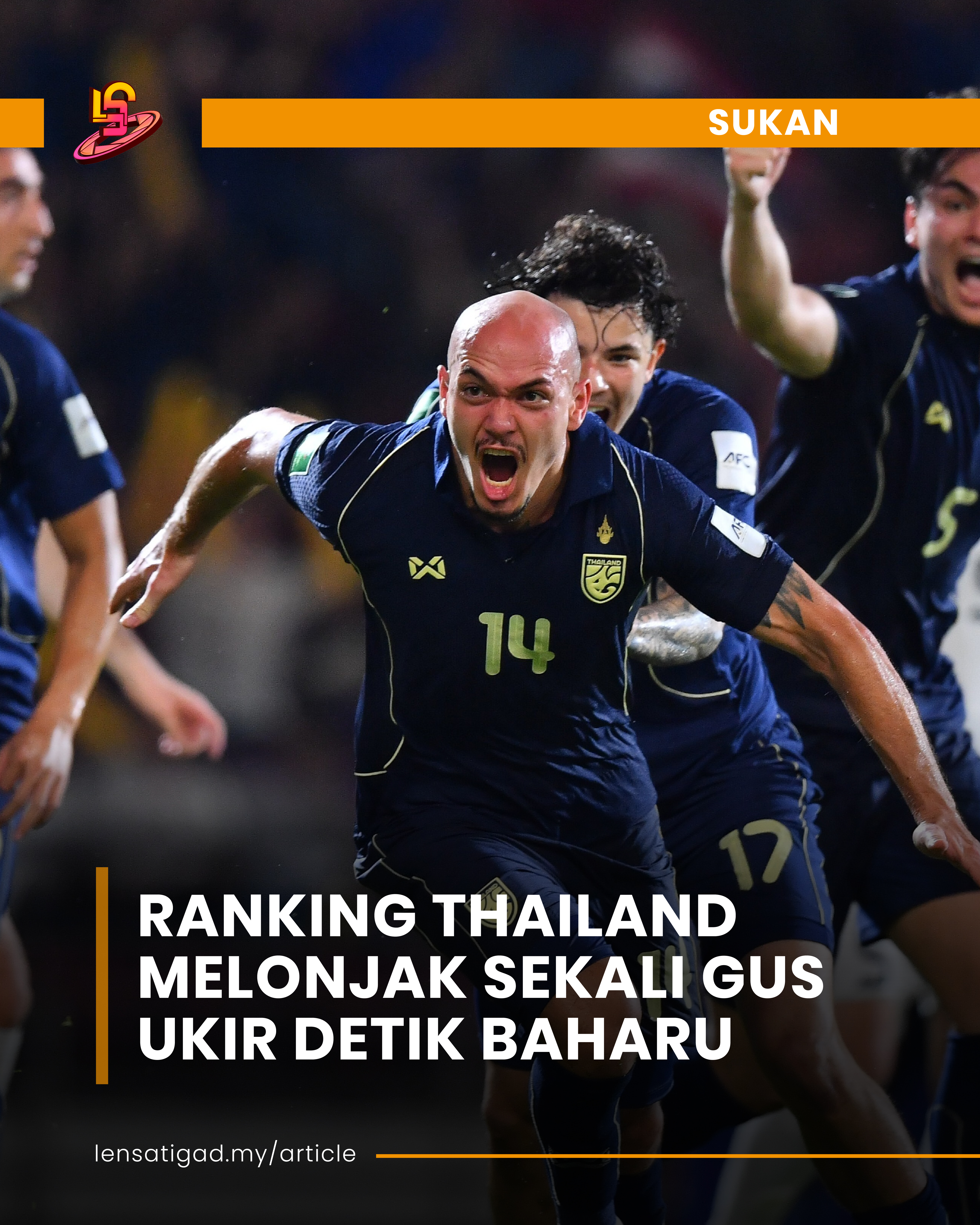 RANKING THAILAND MELONJAK SEKALI GUS UKIR DETIK BAHARU