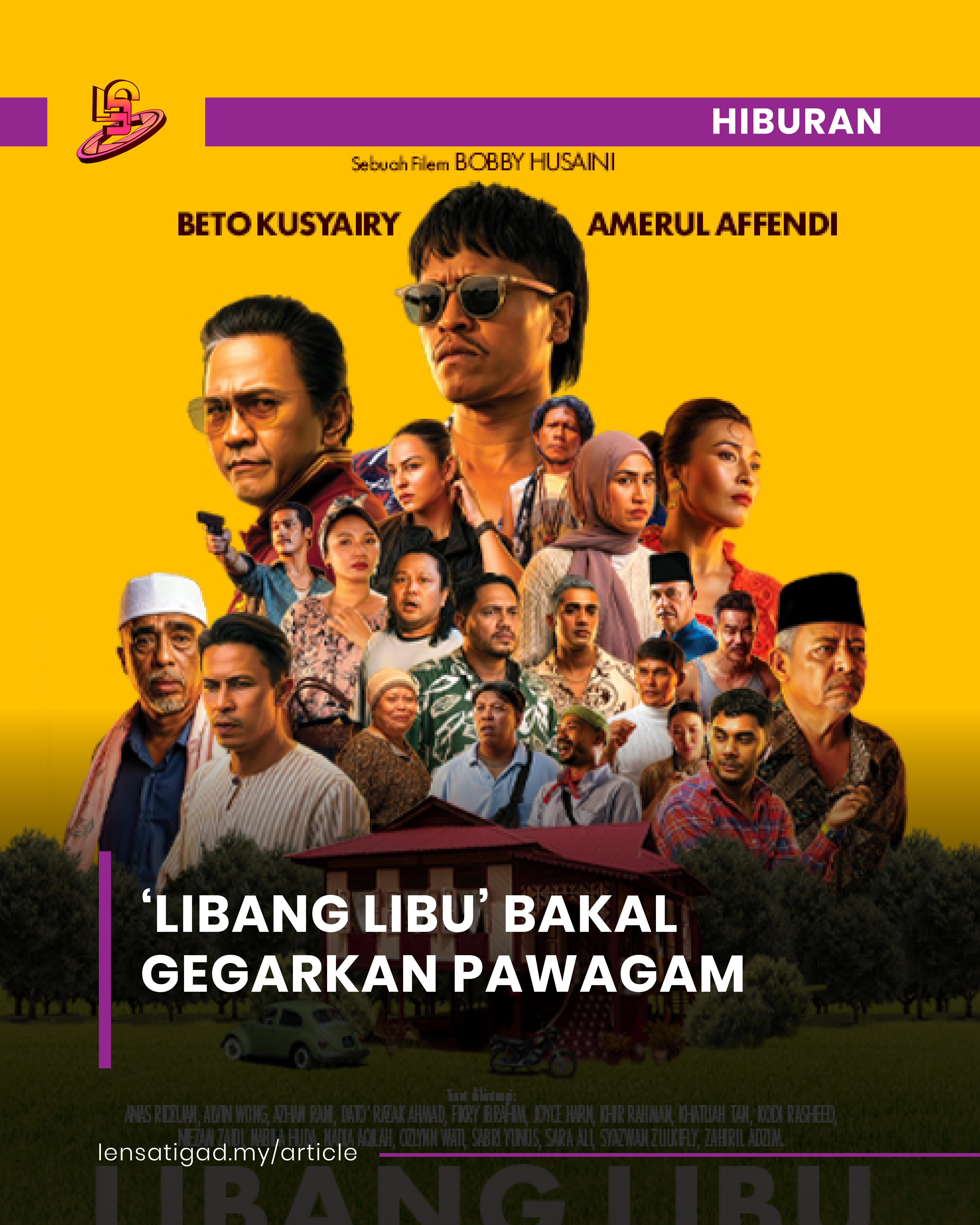 ‘LIBANG LIBU’ BAKAL GEGARKAN PAWAGAM