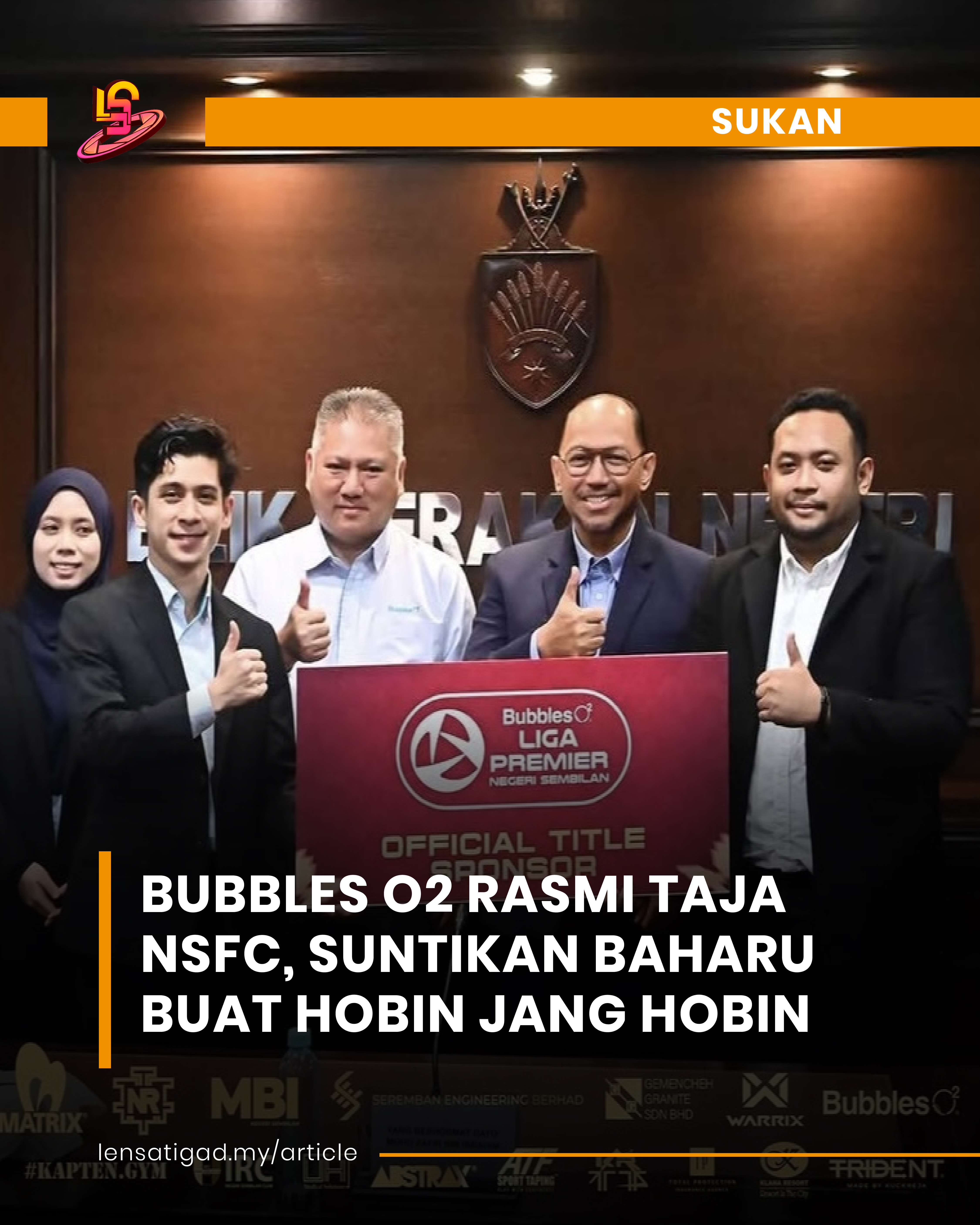 BUBBLES O2 RASMI TAJA NSFC, SUNTIKAN BAHARU BUAT HOBIN JANG HOBIN
