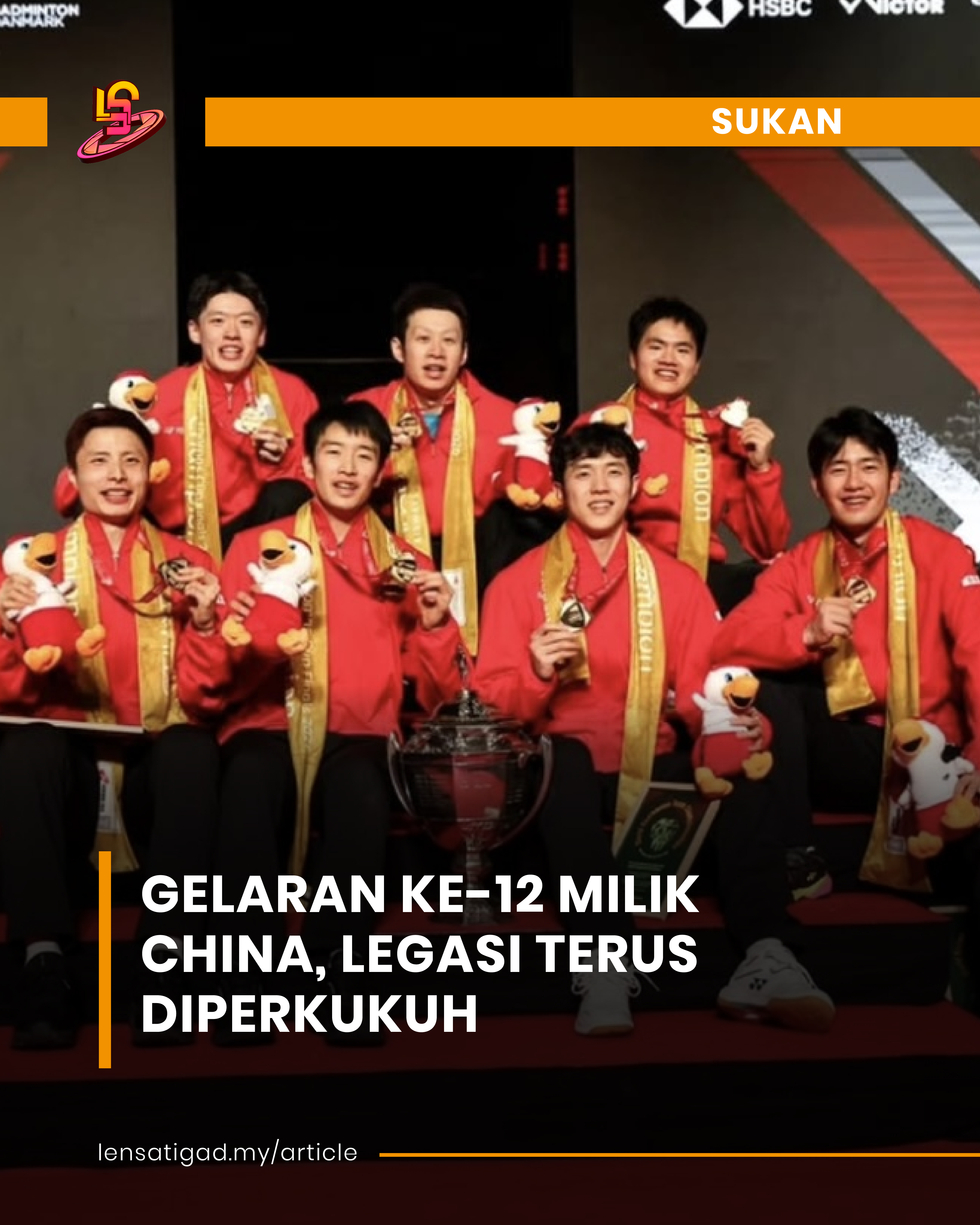 GELARAN KE-12 MILIK CHINA, LEGASI TERUS DIPERKUKUH